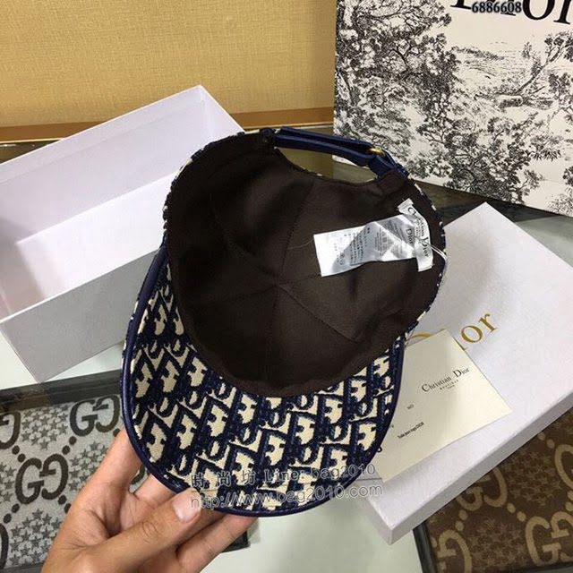 Dior男女同款帽子 迪奧刺繡印花棒球帽鴨舌帽  mm1126